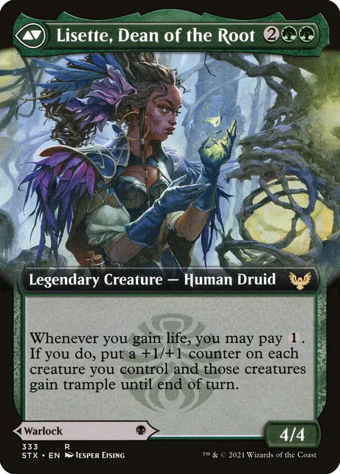 Card image of Valentin, Dean of the Vein / Lisette, Dean of the Root