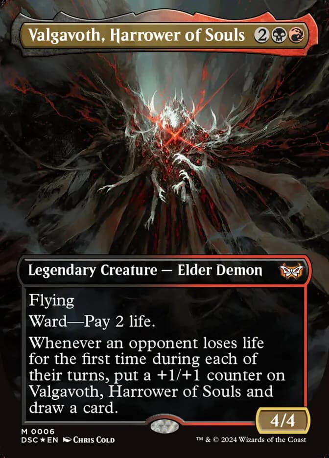 Card image of Valgavoth, Harrower of Souls