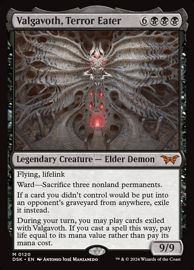 Card image of Valgavoth, Terror Eater