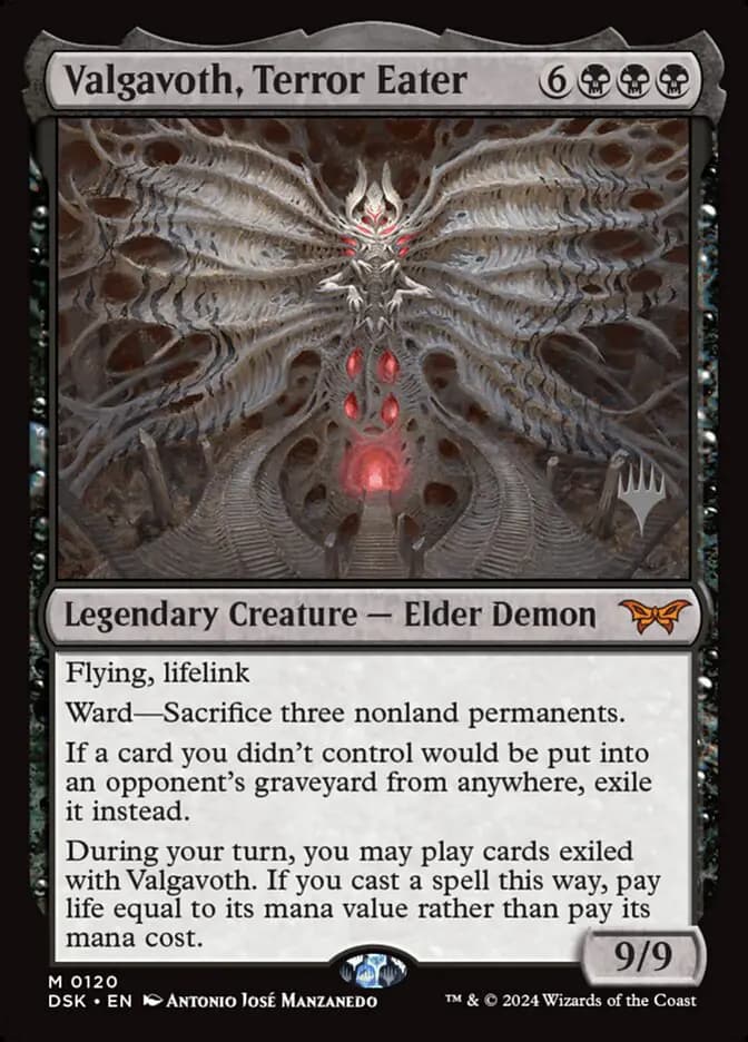 Card image of Valgavoth, Terror Eater