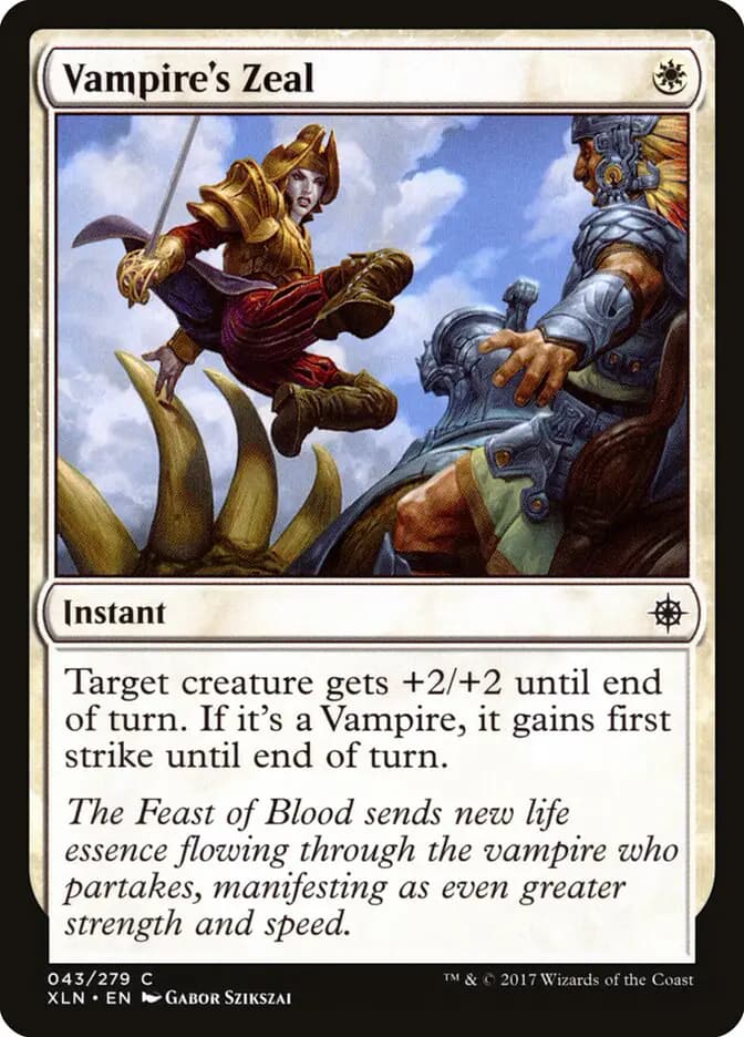 Card image of Vampire's Zeal