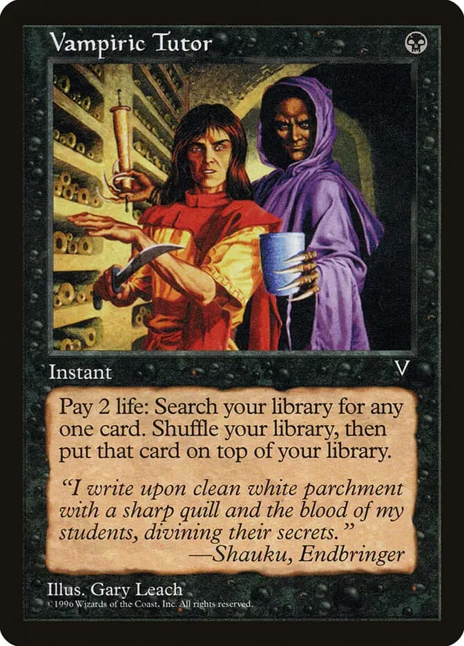 Card image of Vampiric Tutor