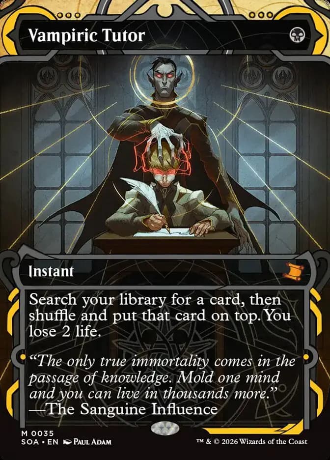 Card image of Vampiric Tutor