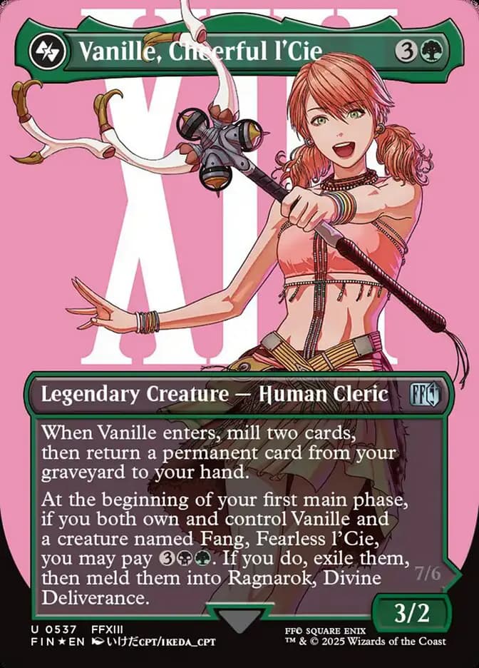 Card image of Vanille, Cheerful l'Cie