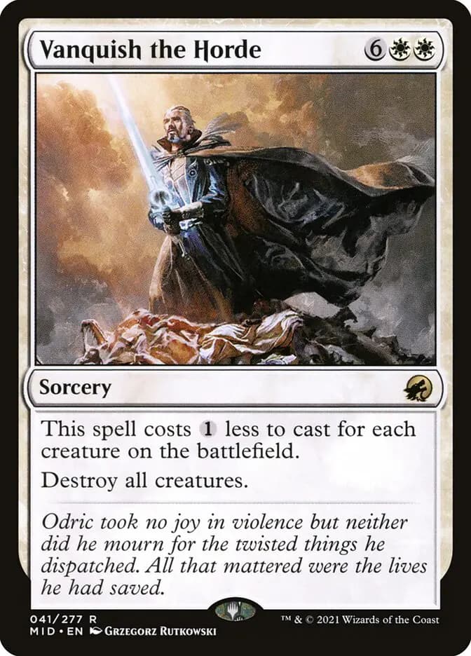 Card image of Vanquish the Horde