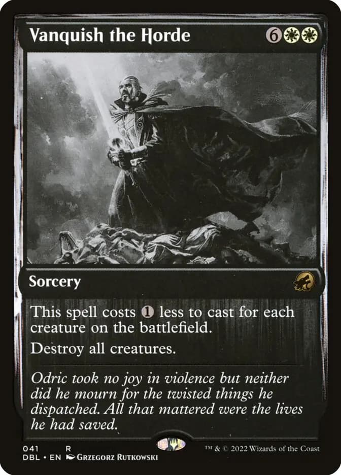 Card image of Vanquish the Horde