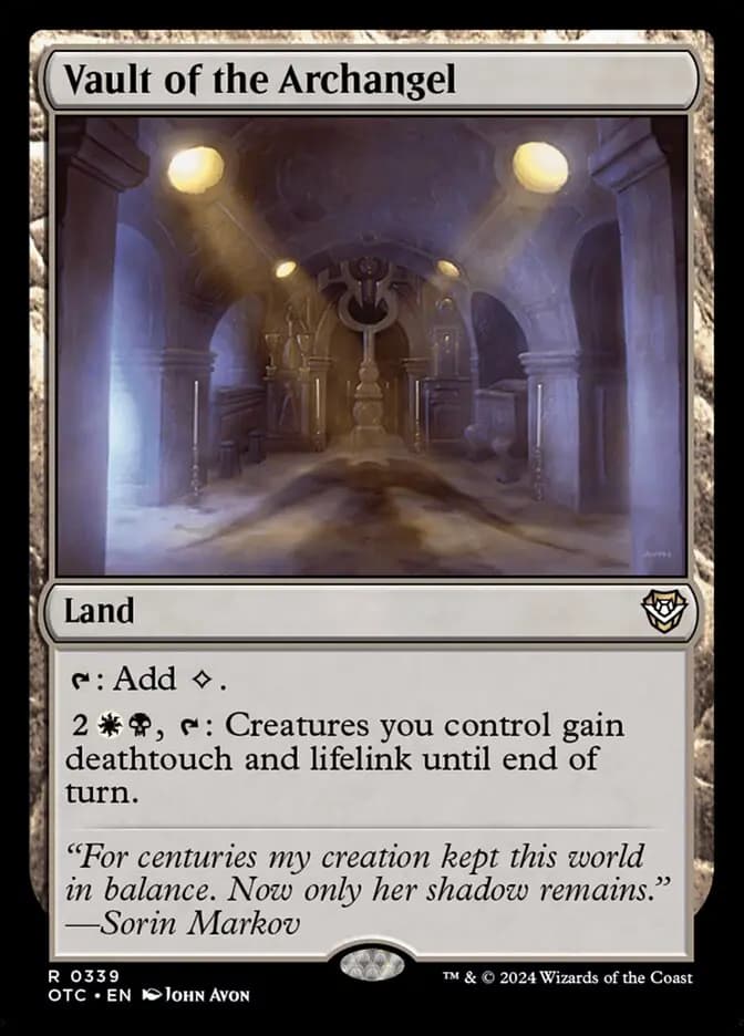 Card image of Vault of the Archangel