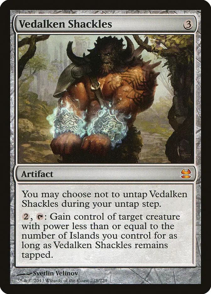 Card image of Vedalken Shackles