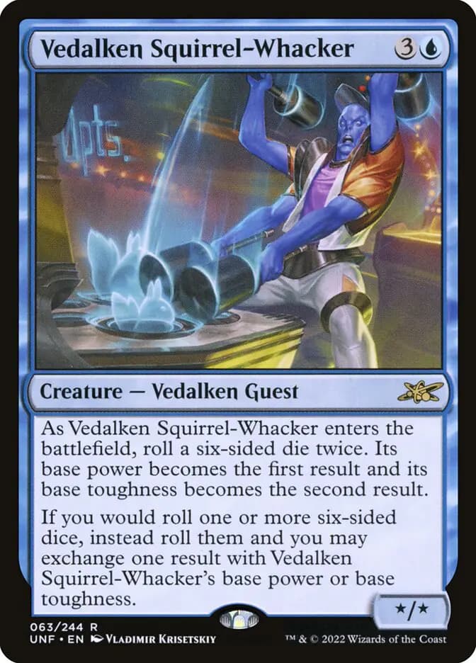 Card image of Vedalken Squirrel-Whacker