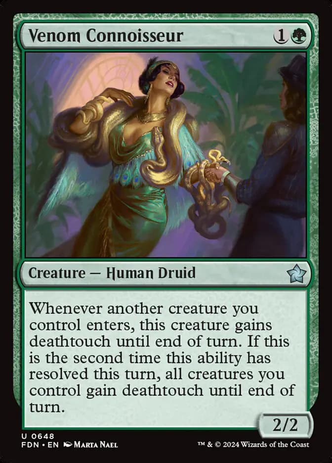 Card image of Venom Connoisseur
