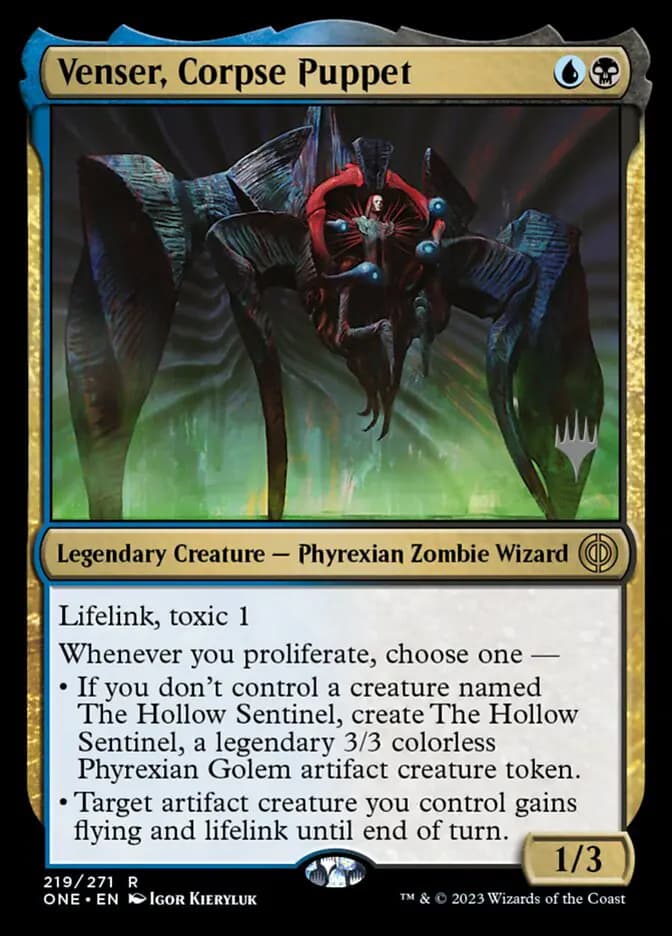Card image of Venser, Corpse Puppet