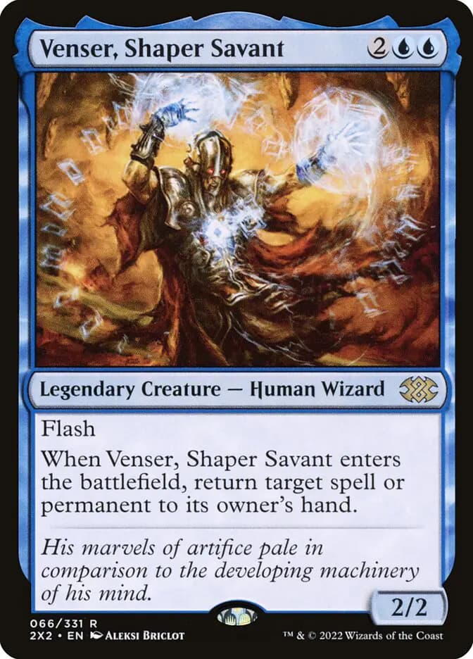Card image of Venser, Shaper Savant