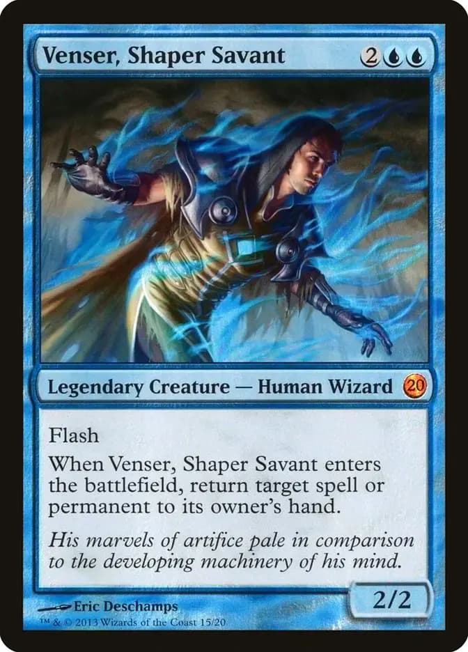 Card image of Venser, Shaper Savant