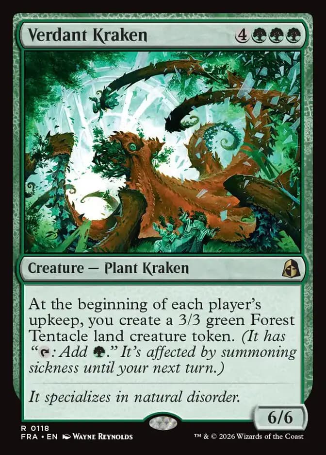 Card image of Verdant Kraken