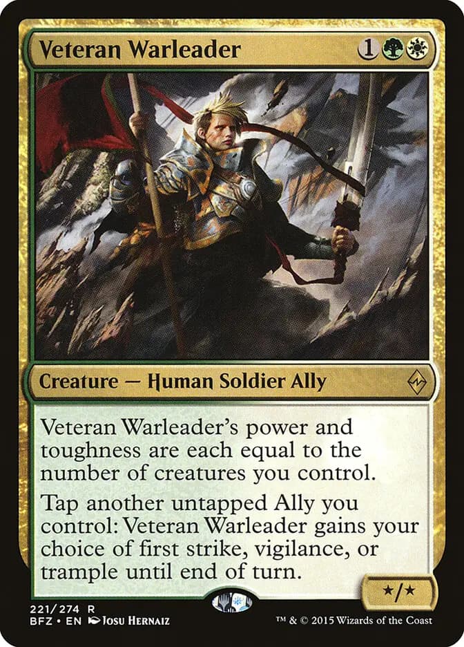 Card image of Veteran Warleader
