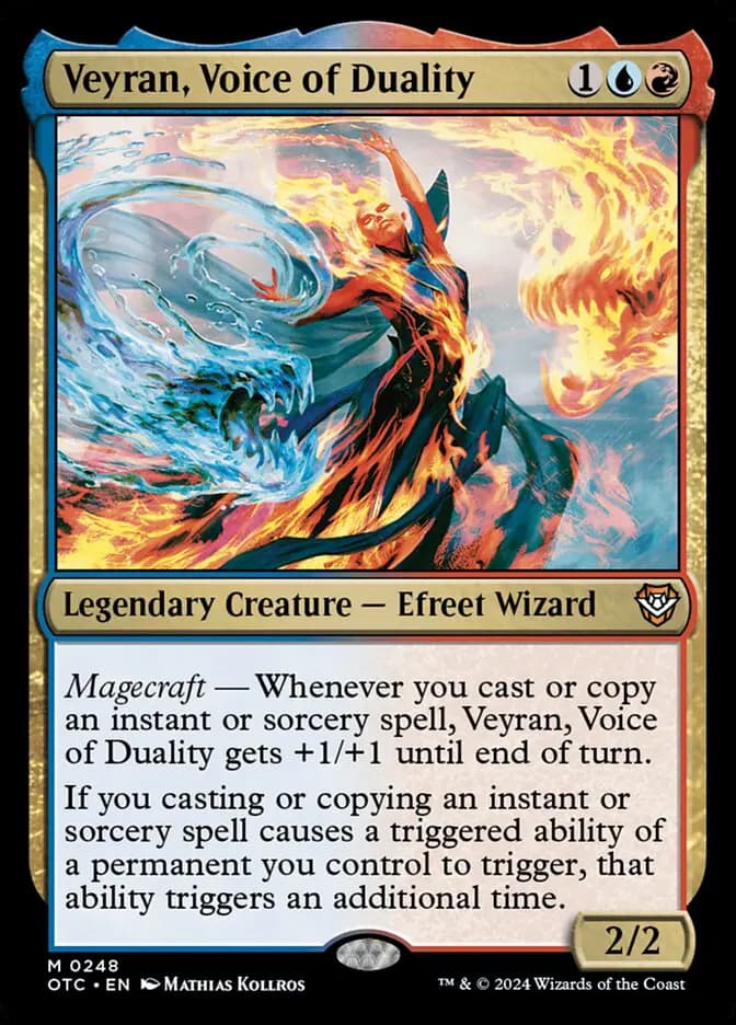 Card image of Veyran, Voice of Duality