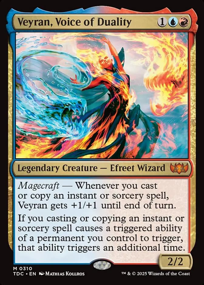 Card image of Veyran, Voice of Duality