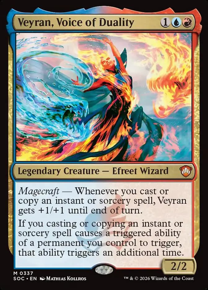Card image of Veyran, Voice of Duality