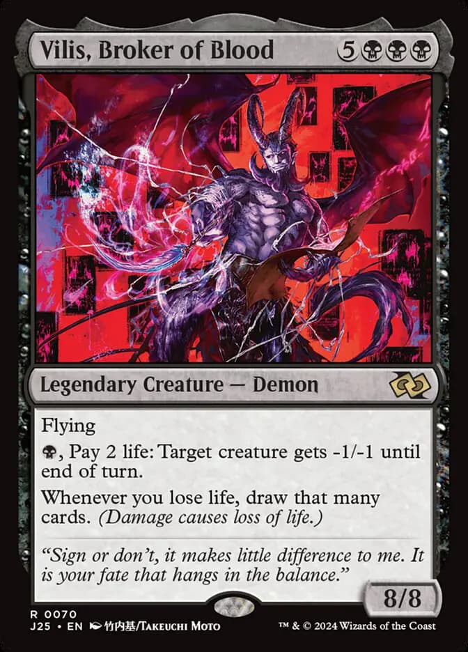 Card image of Vilis, Broker of Blood