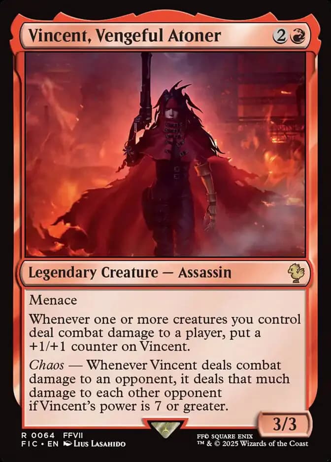 Card image of Vincent, Vengeful Atoner