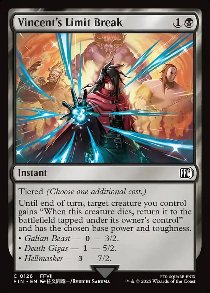 Card image of Vincent's Limit Break
