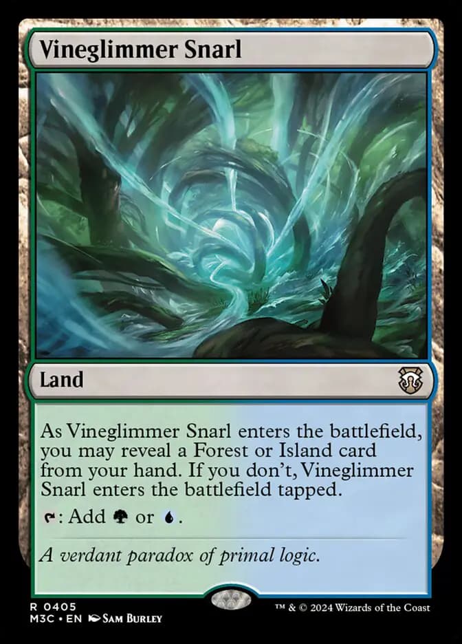 Card image of Vineglimmer Snarl