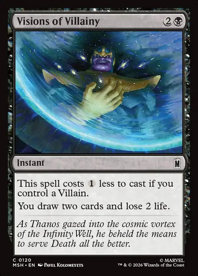 Card image of Visions of Villainy