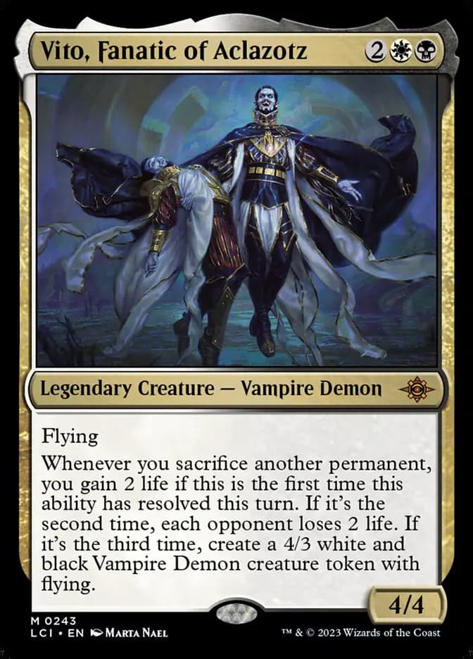 Card image of Vito, Fanatic of Aclazotz