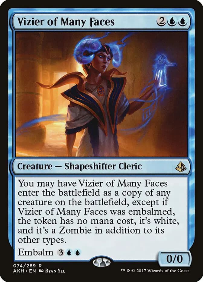 Card image of Vizier of Many Faces