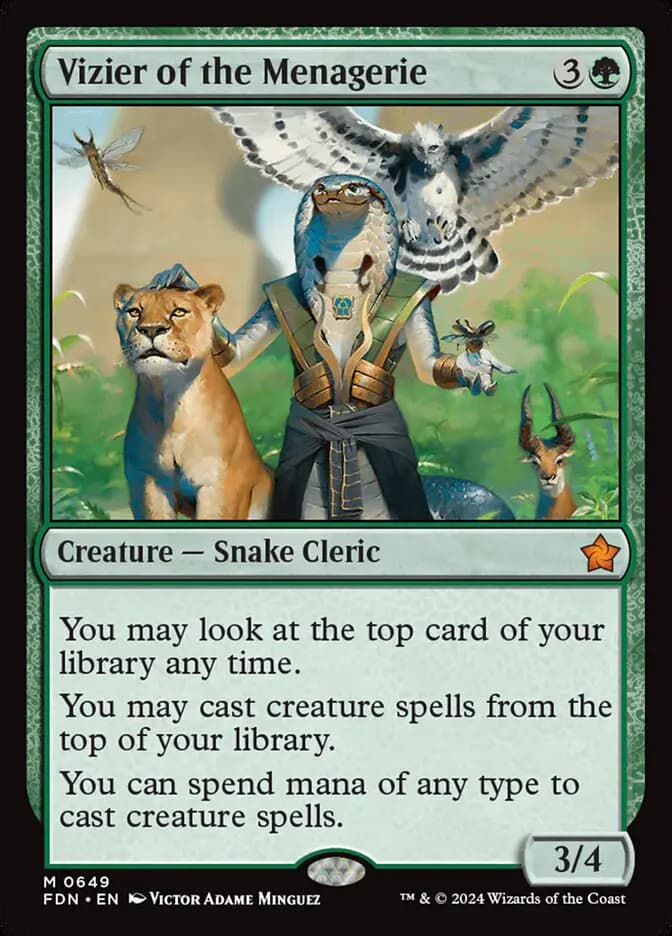 Card image of Vizier of the Menagerie