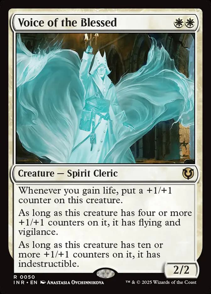 Card image of Voice of the Blessed