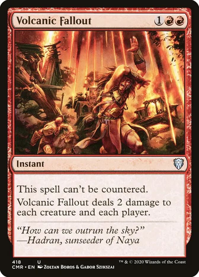 Card image of Volcanic Fallout