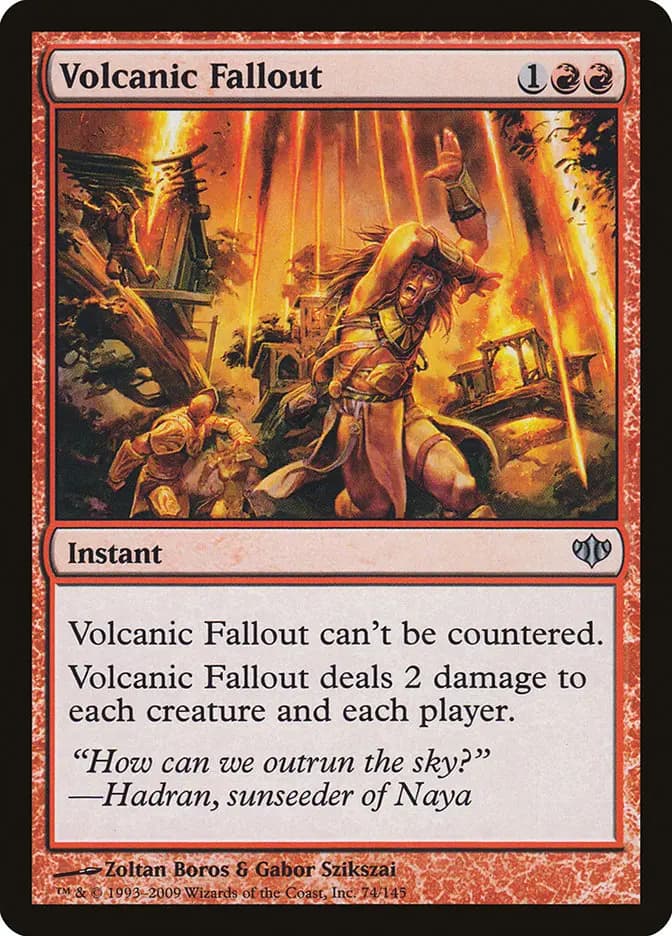 Card image of Volcanic Fallout
