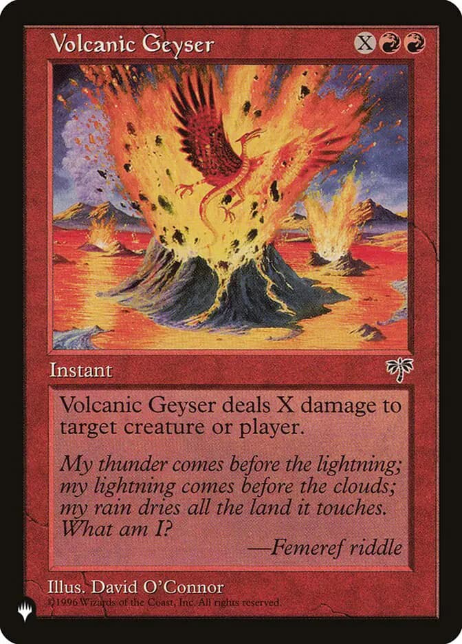 Card image of Volcanic Geyser