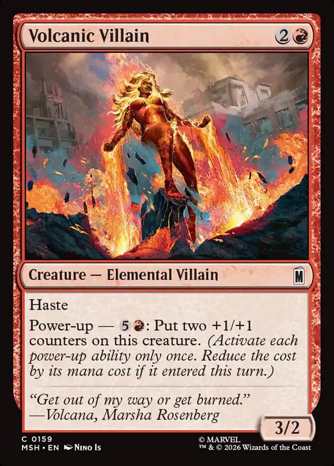 Card image of Volcanic Villain