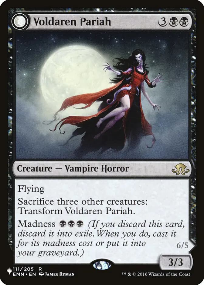 Card image of Voldaren Pariah / Abolisher of Bloodlines