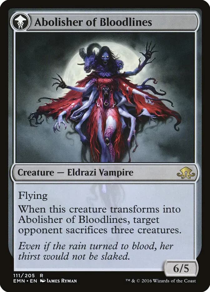 Card image of Voldaren Pariah / Abolisher of Bloodlines