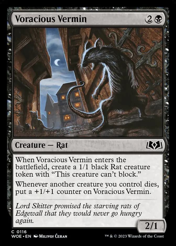 Card image of Voracious Vermin