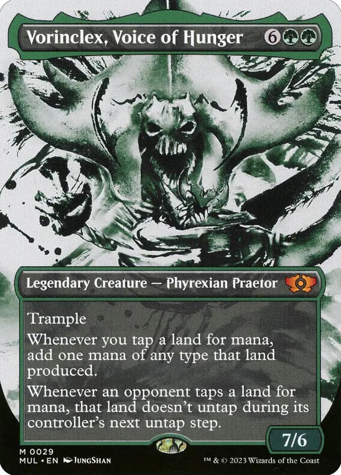 Card image of Vorinclex, Voice of Hunger