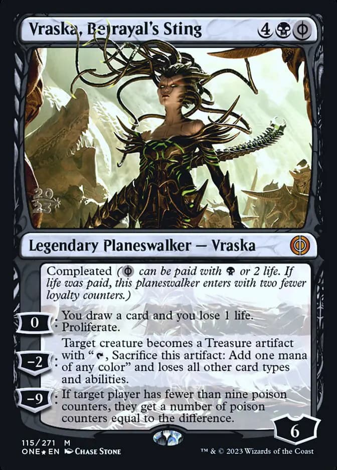 Card image of Vraska, Betrayal's Sting