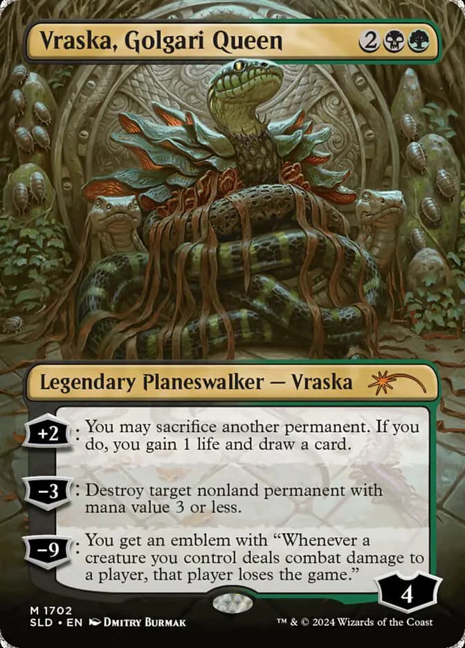 Card image of Vraska, Golgari Queen
