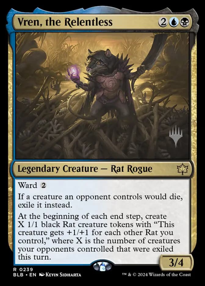 Card image of Vren, the Relentless