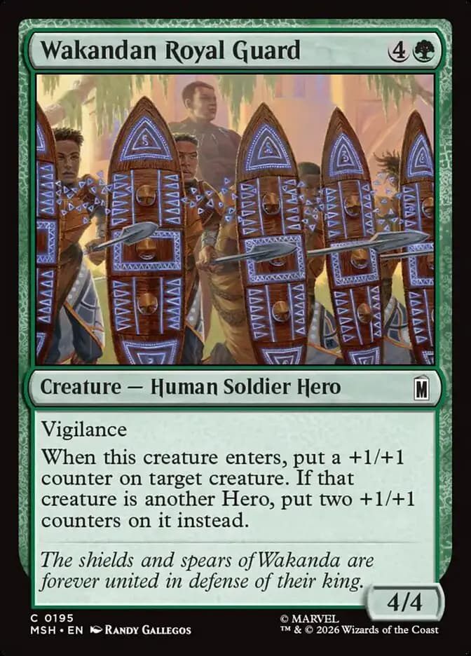Card image of Wakandan Royal Guard