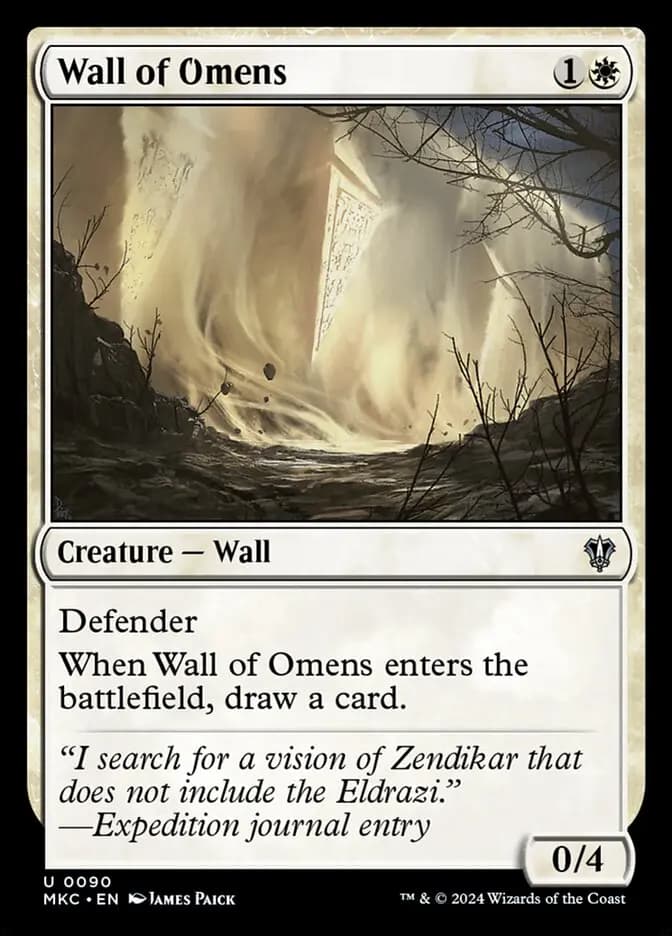 Card image of Wall of Omens