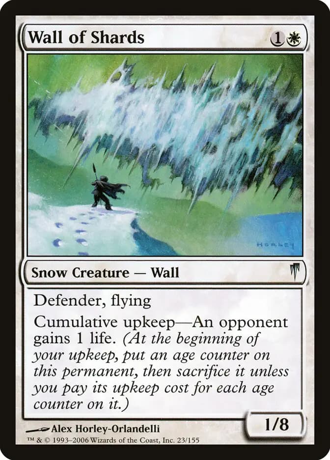 Card image of Wall of Shards