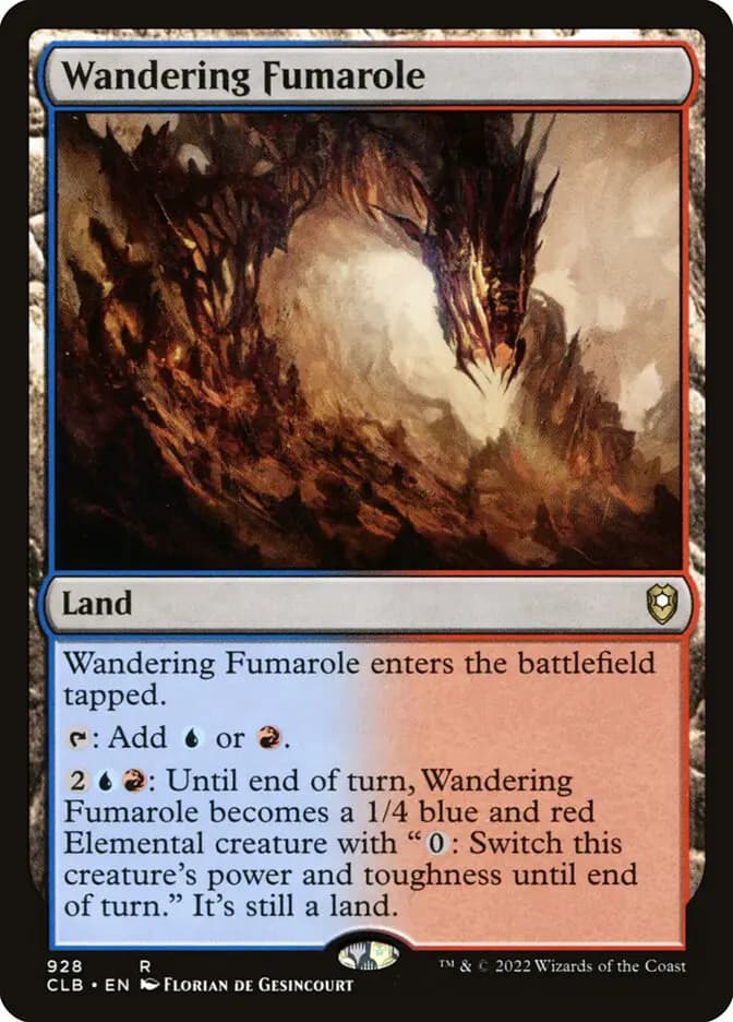 Card image of Wandering Fumarole