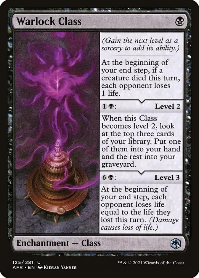 Card image of Warlock Class