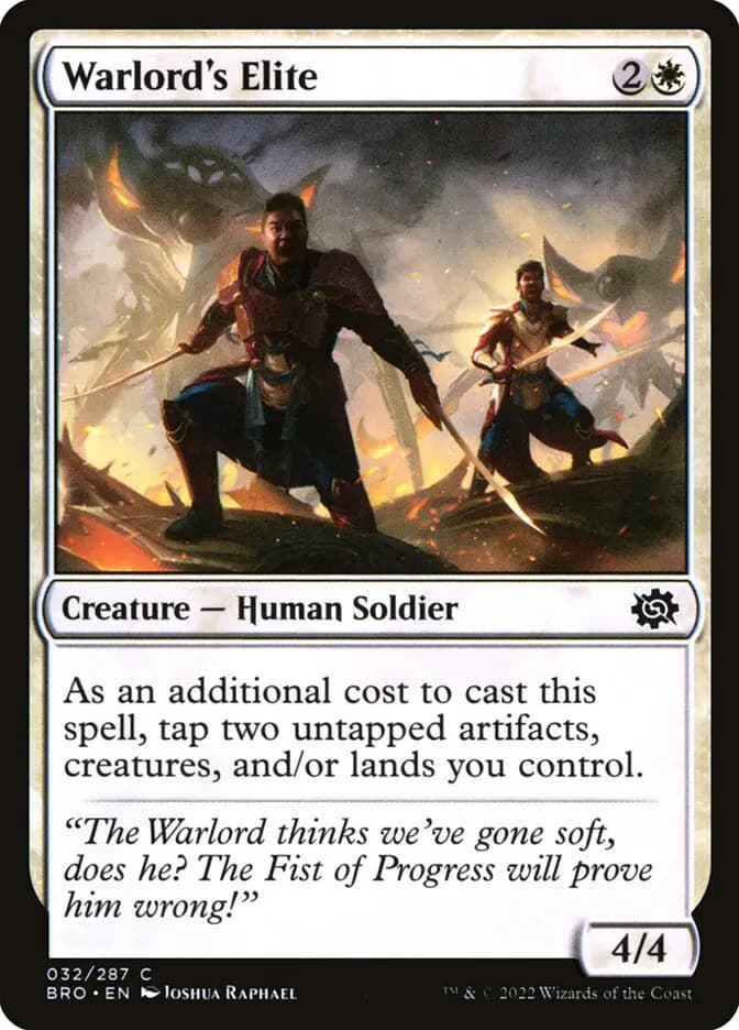 Card image of Warlord's Elite