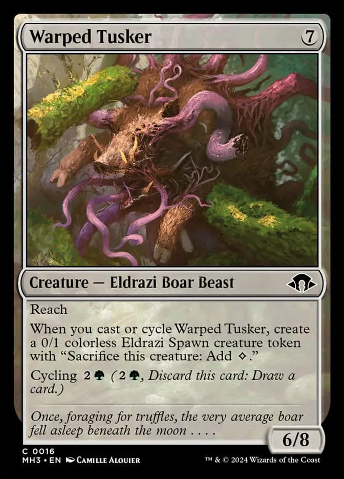 Card image of Warped Tusker