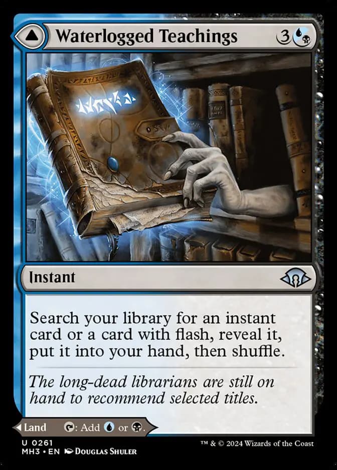 Card image of Waterlogged Teachings / Inundated Archive